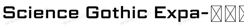 Science Gothic Expa字体转换